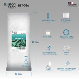 Boston Tech® Paraffin Wax for Hands and Feet | Antioxidant Rehabilitation + Treatment of Arthritis and Osteoarthritis + Hydrated + Nourishes + Aesthetic | Ideal for Any Paraffin Bath | 6 Blocks of
