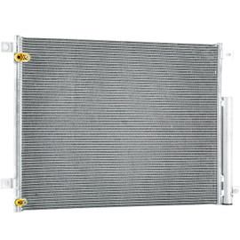 Korelox 80100TBAA01 A/C Condenser Compatible with 2016-2021 Honda Civic 2.0L L4 Gas Coupe Sedan 80100TBAA02, Aluminium AC Condenser