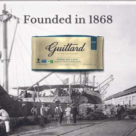 Guittard Baking Au Lait Chip, Vanilla, White chocolate, 12 Oz