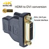 DTECH DVI Female to HDMI Female Adapter HDMI to DVI-I