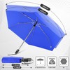 Lejorain Collapsible Mini Umbrella Backpack - Auto Open Close Flat