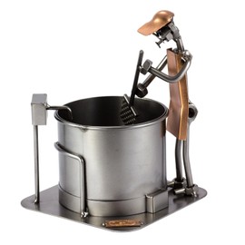 Steelman24 I Nuts and bolts sculpture Cheesemaker With Personal Engraving I Handmade ornaments I I Metal figurine