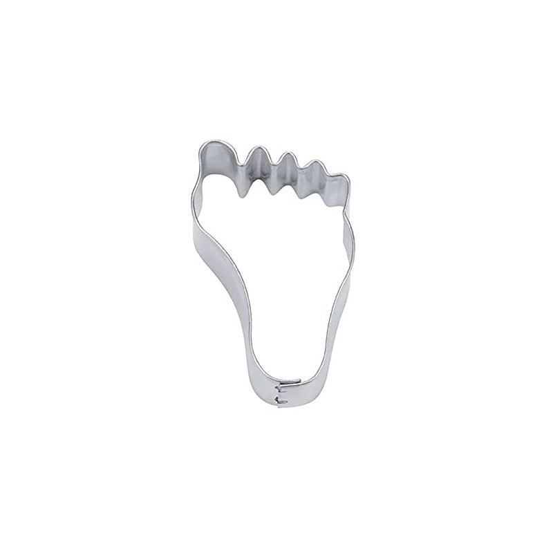 Staedter Foot Cookie Cutter, Tinplate, About 9 Cm