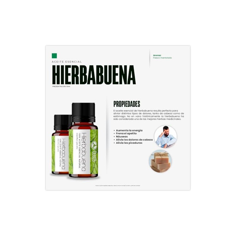 Vida Scents Aceite Esencial Aromaterapia 10ml Difusores Humidificadores 100 Puro