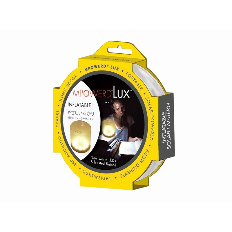MPowerd Lux Inflatable Warm Colored LED Solar Lantern