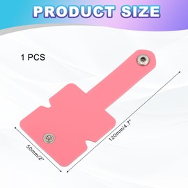 sourcing map Earbuds Holder Case, Earphone Wrap Headphone Case Cord Manager Cable Organizer Winder, Pink