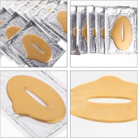 STOBAZA 25piezas Mascarilla Labial de Gel Hidratante para Labios Secos Almohadillas Labiales Nutritivas Colágeno Productos Cuidado Labial para Uso Nocturno