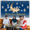 IWTBNOA Ramadan Decoration, Extra Large Ramadan Mubarak Background Banner, XXL