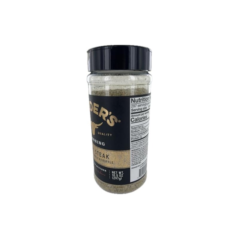 Kinder's Prime Steak with Black Garlic & Truffle Seasoning (10.5