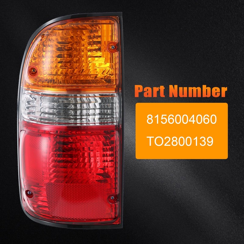 Tail Lights Assembly Compatible with 2001-2004 Toyota Tacoma 01-04 Tacoma