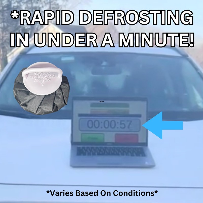 HydroDefrost 2.0 Windshield Ice & Frost Melter – Rapid Defroster