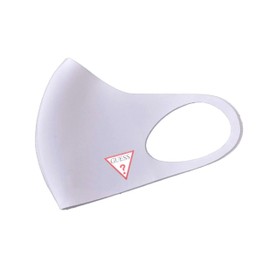 GUESS MK2A7725RT Guess Mask, Washable, Polyurethane Mask, Urethane Mask, Black, Washable Mask, 3D Type, Colds, Pollen, Dust, Antibacterial, Deodorizing, Quick Drying, UV Protection, Set of 2, white