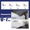 HOMBYS Wedge Pillow Headboard for Bed Gap,Foldable Bed Wedge Gap