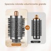 Cyberwork Spazzola volumizzante grande rotonda aggiornata, compatibile con styler ad
