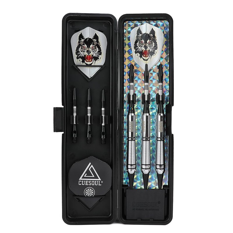 CUESOUL New Soft Tip Darts 3 Complete Darts 16-gram Barrels
