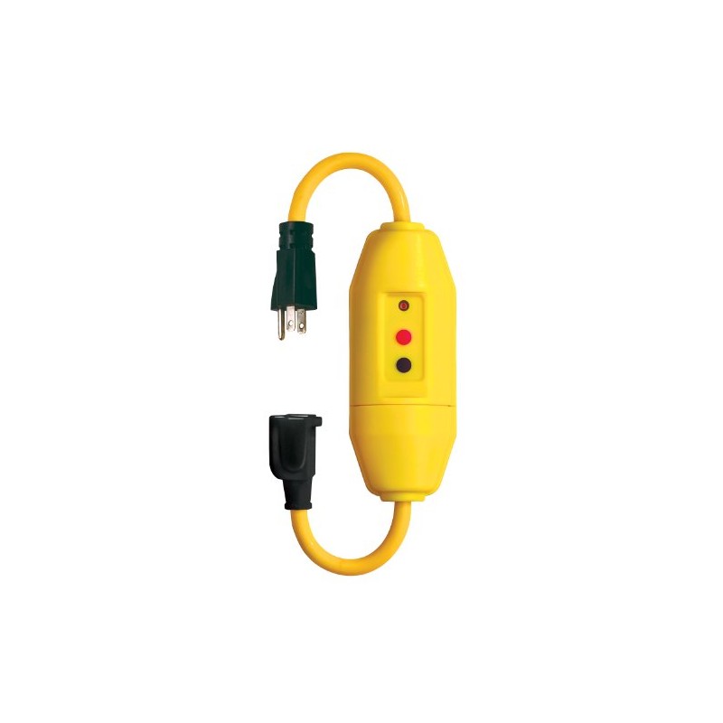 Tower Manufacturing 30338018 18" Length, 15 amp In-Line GFCI Cord
