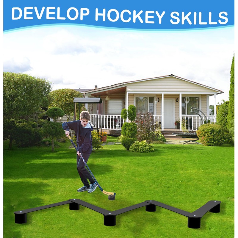 WIPHANY Hockey Stick Handling Training Aid Adjustable Hockey Stickhandling Trainer