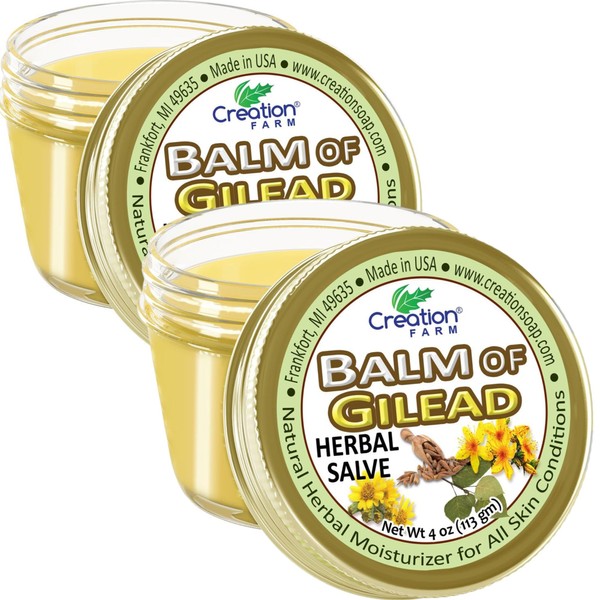 Balm of Gilead Herbal Salve Jar 2 Pak Balsamo pomada