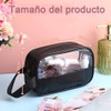 GeorgeX Estuches de Viaje para Maquillaje Bolsa de Aseo Transparente