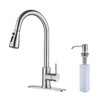 Kitchen Faucet with Pull Down Sprayer, Brush Nickel Pull Out