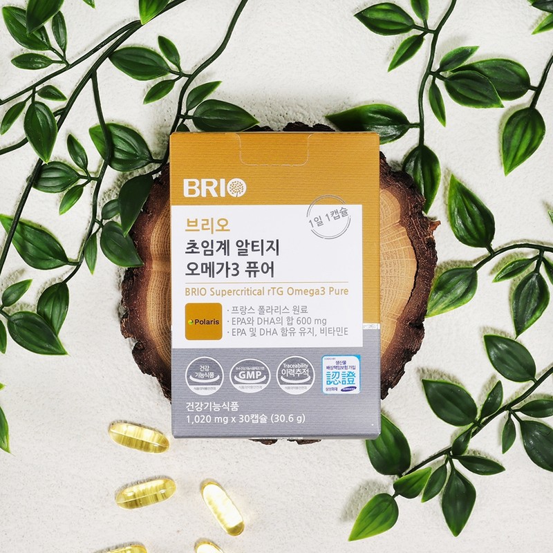 Brio Supercritical Altige Omega3 Pure RTG EPA DHA Nutrient 30