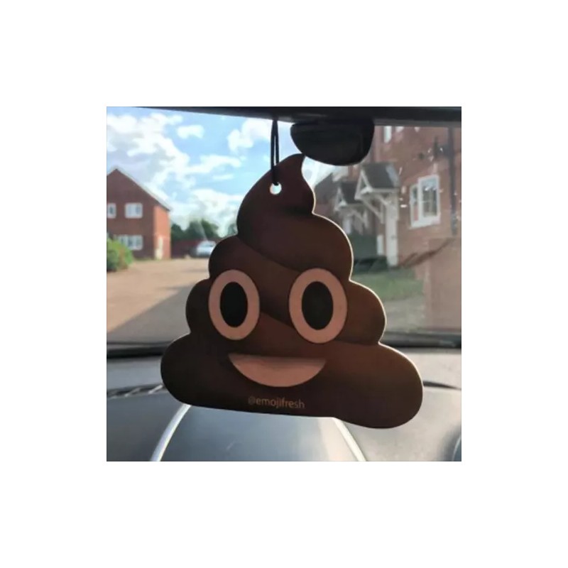 EmojiFresh Poop Emoji Car Air Freshener (3 Pack)