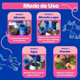 Dogelthy Gastro Aid. Pre y Probioticos con 3 Billones de UFC por Scoop. Suplemento con probióticos para Perros 270g sabor Cerdo                       