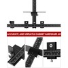 14-Piece Cabinet Hardware Jig Tool Set, Black Aluminum Alloy Cabinet