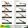 Raidbee® Silicone Windshield Wiper blades 3 pack Replacement for SUBARU
