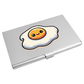 Azeeda 'Kawaii Fried Egg' Business Card Holder/Credit Card Wallet (CH00039772)