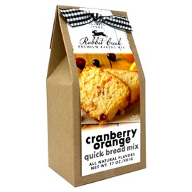 Rabbit Creek Cranberry Orange Quick Bread Mix – Easy To Make Quick Bread Mix, Made in the USA, Cranberry Orange Bread Mix