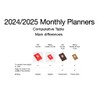Octàgon Design Large Monthly Planner 2025/2026 Plus Academic Monthly Planner