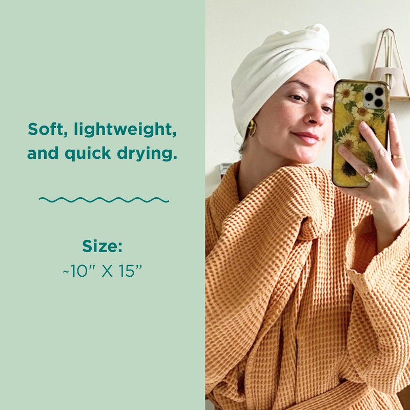 Sand Cloud Terra Hair Towel - Ivory