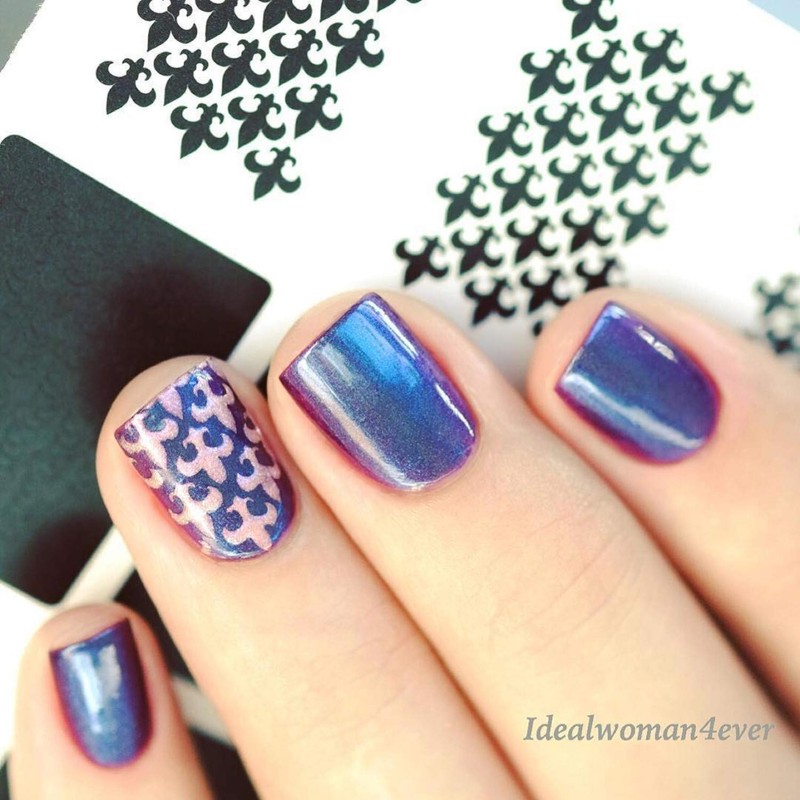 Whats Up Nails - Fleur De Lis Vinyl Stencils for