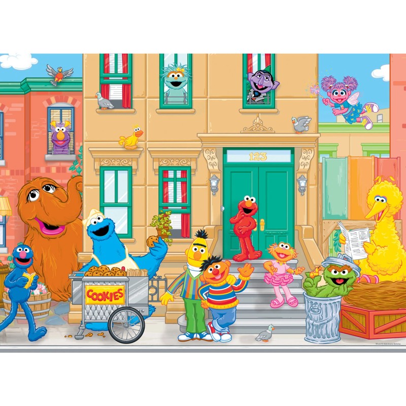 MasterPieces - Sesame Street - In the Neighborhood 48 Piece