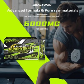 5000mg 99.9% Micronized Creatine Monohydrate Powder Stick Packs with 800mg of Taurine, and 200mg of L-theanine Supports Strength, Lean Muscle, & Recovery for Men & Women Creatine Packets 100 Servings