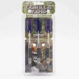 Bottelsen Gorilla Grip Soft Tip Darts Blue/Black 18GSSL 18 Grams NOS NEW!!