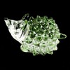 Ieron Crystal Glass Hedgehog Statue Collectible Figurine Stained Glass Art