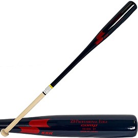 SSK Z9 Professional Edge Comp Coaches Wood Fungo Bat 33" 35" 37" - Baseball & Softball – 22+ Colors - 60 Day Warranty (35", Natural/Navy/Red)