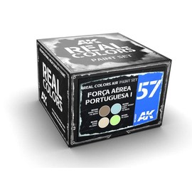AK REAL COLORS SET RCS057 FORCA AÉREA PORTUGUESA I "WRAP-AROUND 1990's" (4 x 10 ml)