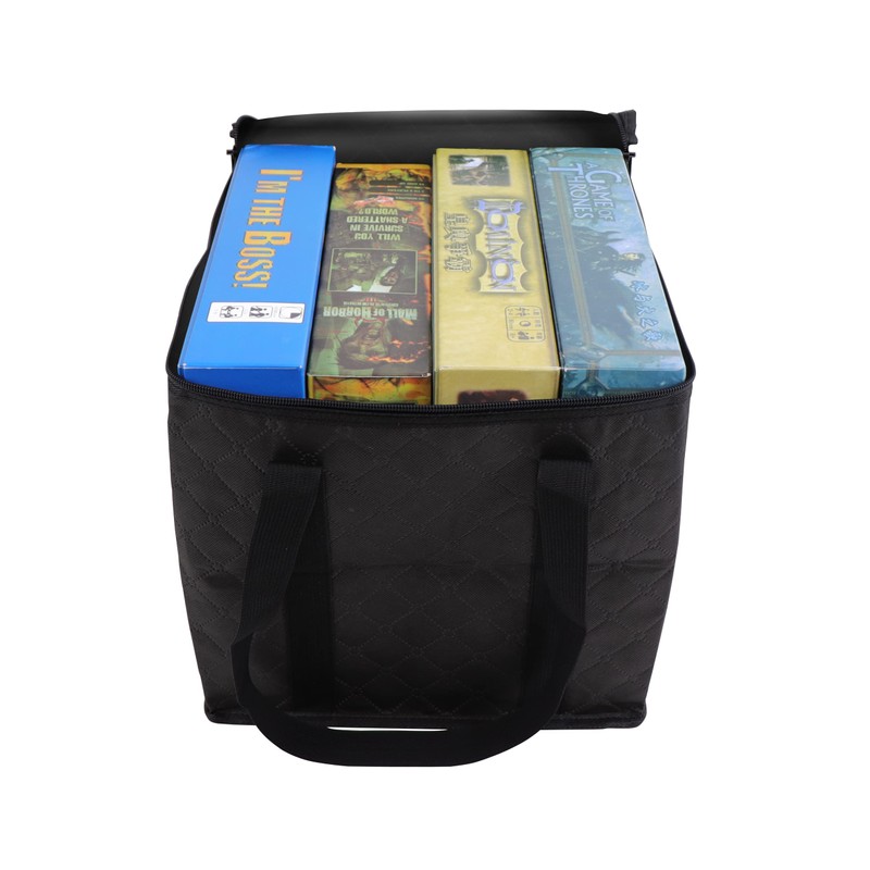 Lightweight Board Game Bag [Dual Layer Non-Woven Fabric/Carrying Handle/Zippered Lid/Water