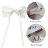 White Lace Hair Clips for Women Hair Bows for Women
