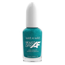 wet n wild Fast Dry AF Nail Color, Long-Lasting Nail Polish, Mermaids Do Exist (Green)