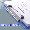 Clipboard A4, 2 Clipboards with Rubberised Metal Clamp, Clipboard Writing