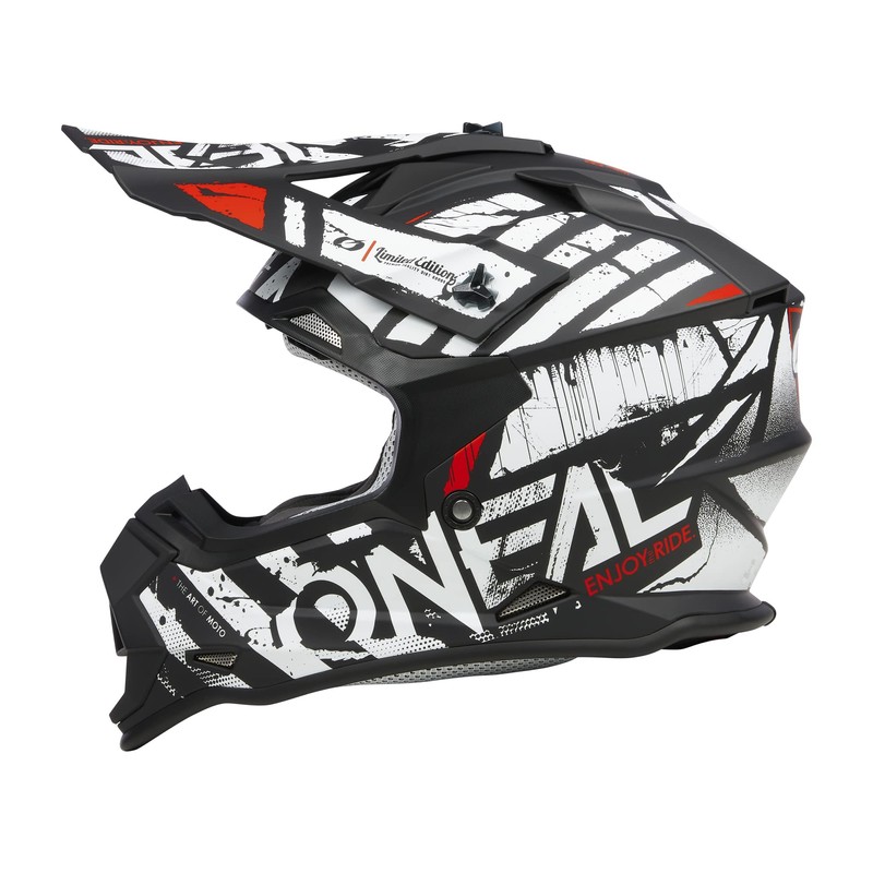 O'NEAL 2 SRS Helmet Glitch Black/White, LG
