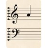 Key Stand Music Note Card Set / Sollasis