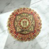 Decorative Rangoli Sticker, Traditional Indian Floor Art, Round Mandala Design