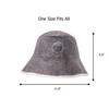 Halsa Sauna Hat, Natural Wool Sauna Cap for Men and