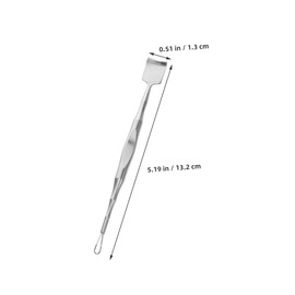 Outanaya 2pcs Stainless Steel Cleaning Tool Ergonomic Pore Remover Spatula for Deep Facial Cleansing at Home User Friendly Design for All Skin Types