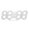 3D LED Wall Clock Brightness Adjustable Innovative 3D Table Wall
